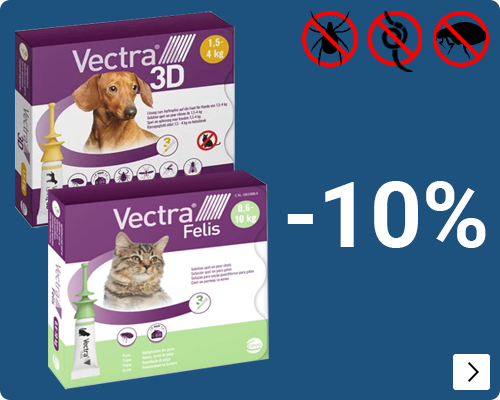 Vectra 3D anti vlo, worm, teek -10% DOG  Cat